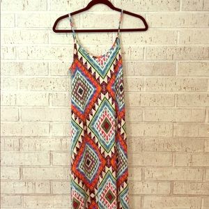 Bright summer maxi dress